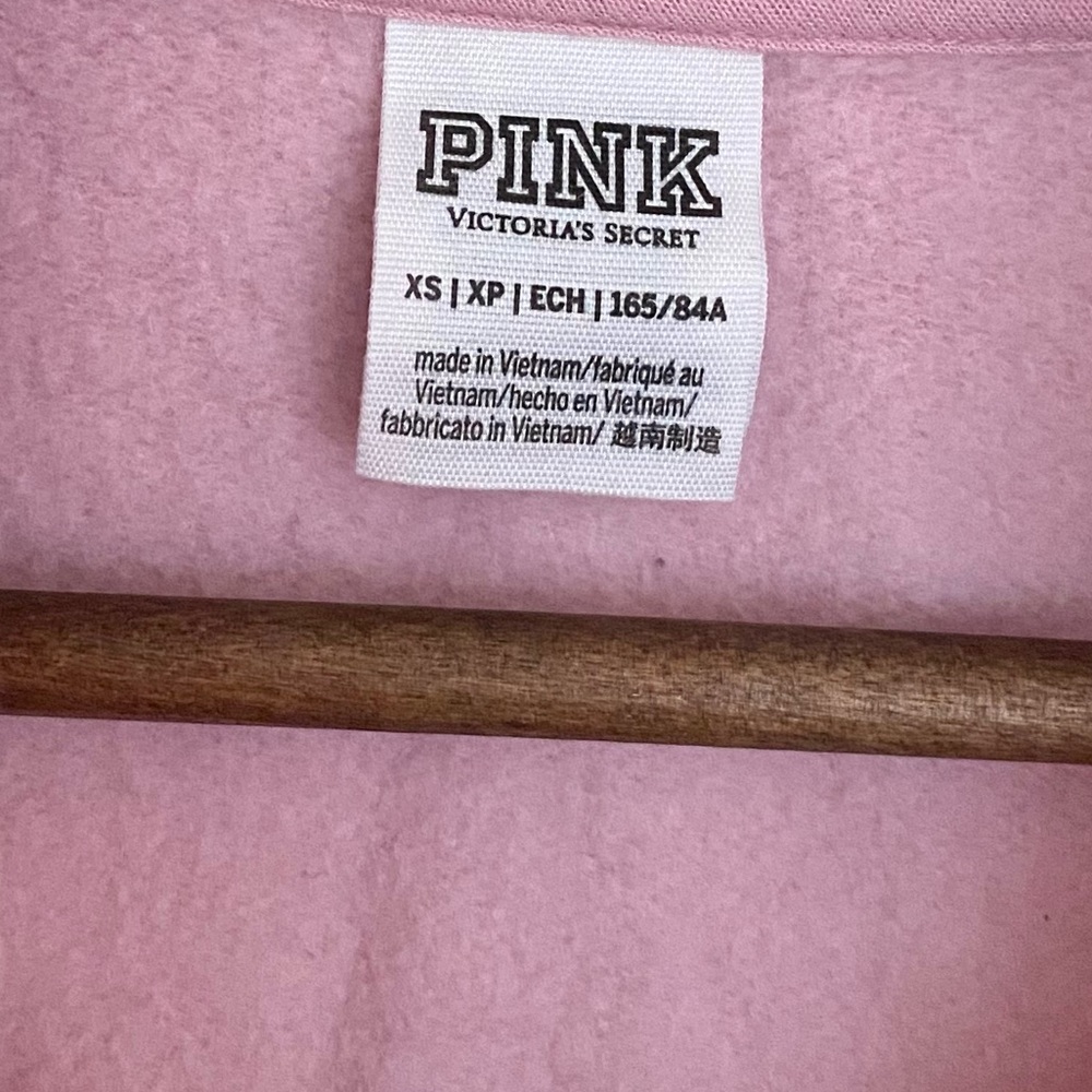 PINK | Quarter Zip Cowl Neck Sweater - Picture 4 of 7